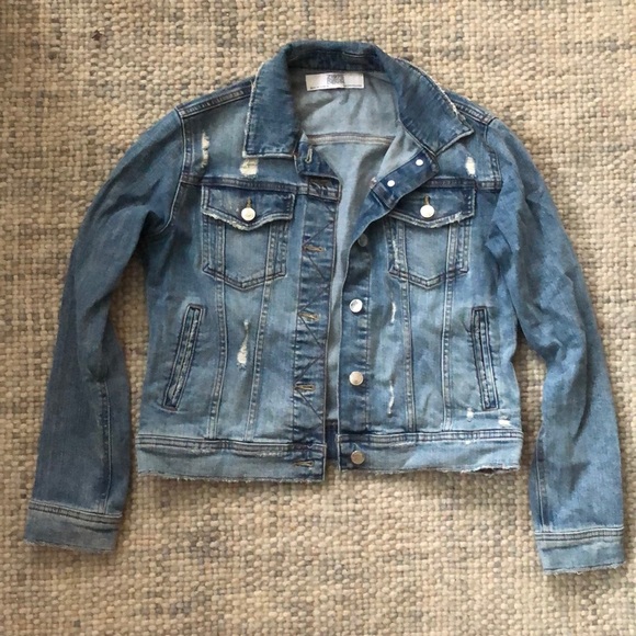 Zara Frayed Jean Jacket - Picture 4 of 9
